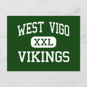 West Vigo - Vikingen - High-West-Terre Haute Briefkaart