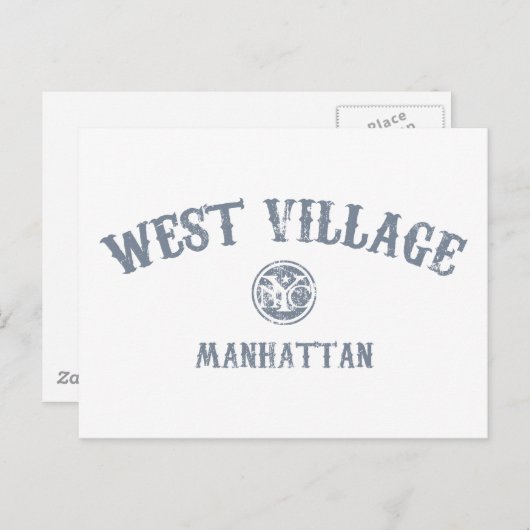 West Village Briefkaart (Voorkant / Achterkant)