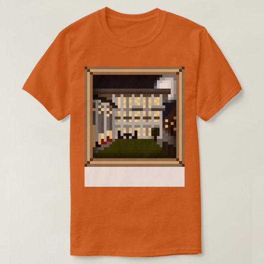 West Village TAN BORDER T-shirt (Design voorkant)