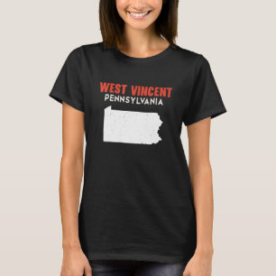 West Vincent Pennsylvania Verenigde Staten Amerika T-shirt