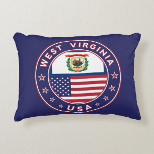 West Virginia Accent Kussen
