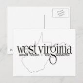 West Virginia_AHWW-lite Briefkaart (Voorkant / Achterkant)