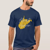 West Virginia Almost Heaven WV Map State Home 304 T-shirt (Voorkant)