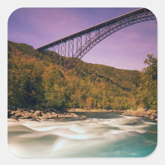West Virginia, Babcock State Park Vierkante Sticker (Voorkant)