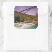 West Virginia, Babcock State Park Vierkante Sticker (Tas)
