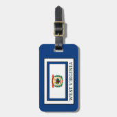 West Virginia Bagagelabel (Voorkant verticaal)