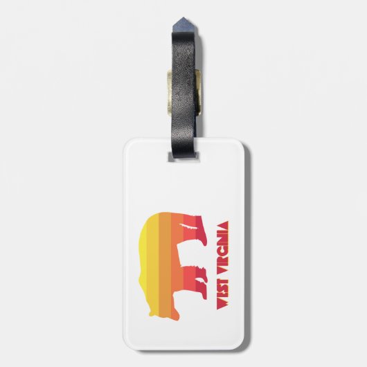 West Virginia Beer Bagagelabel (Achterkant verticaal)