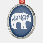 West Virginia Beer Metalen Ornament (Links)