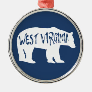 West Virginia Beer Metalen Ornament