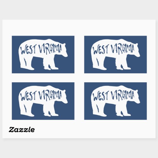 West Virginia Beer Rechthoekige Sticker (Vel)