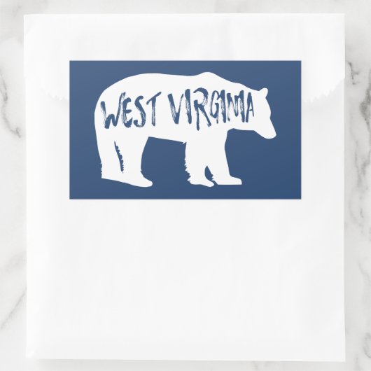 West Virginia Beer Rechthoekige Sticker (Tas)