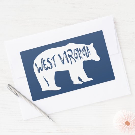 West Virginia Beer Rechthoekige Sticker (Envelop)