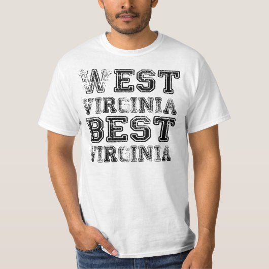 West Virginia Best Virginia T-shirt (Voorkant)