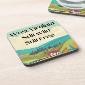 West Virginia Bier Onderzetter (Linkerzijde)