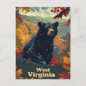 West Virginia Black Beer Briefkaart (Voorkant)