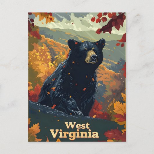 West Virginia Black Beer Briefkaart (Voorkant)