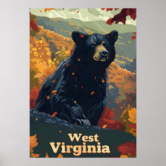 West Virginia Black Beer Poster (Voorkant)