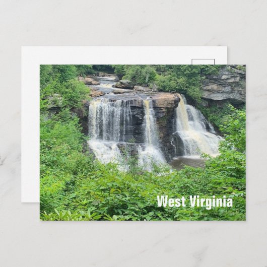 West Virginia - Blackwater Herfsten briefkaart (Voorkant / Achterkant)