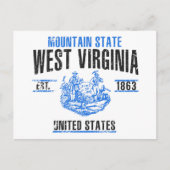 West Virginia Briefkaart (Voorkant)