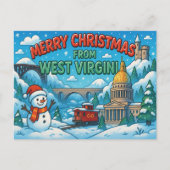 WEST VIRGINIA BRIEFKAART (Voorkant)