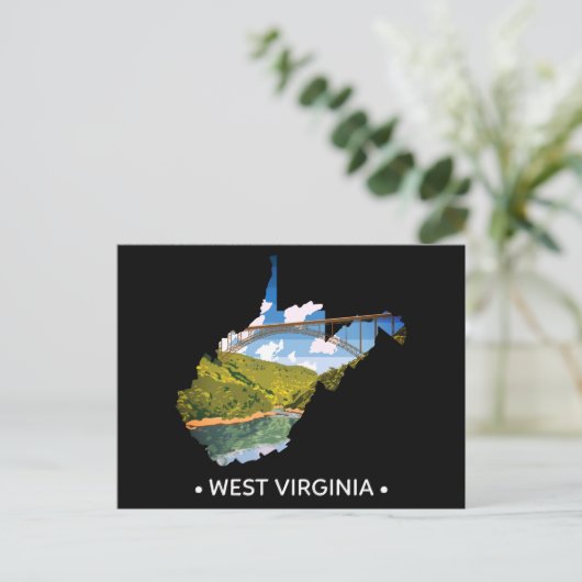 West Virginia Briefkaart (Staand voorkant)