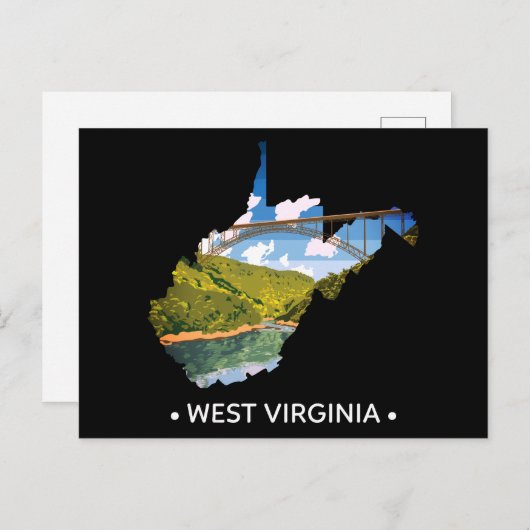 West Virginia Briefkaart (Voorkant / Achterkant)