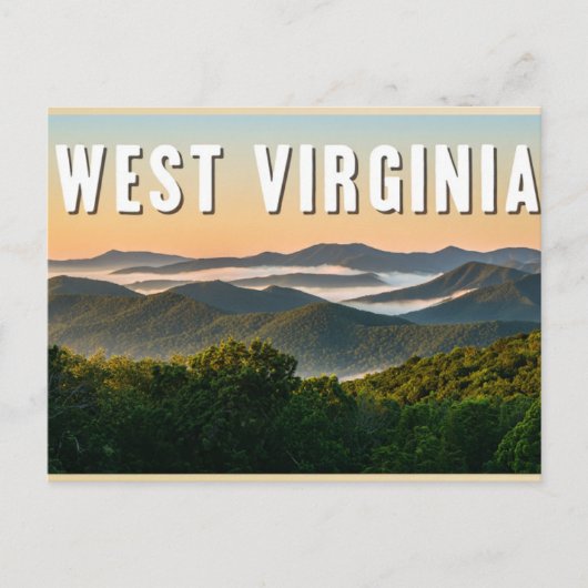 West Virginia Briefkaart (Voorkant)