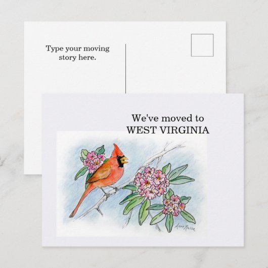 West Virginia Briefkaart (Voorkant / Achterkant)