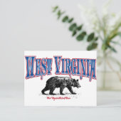 West Virginia Briefkaart (Staand voorkant)