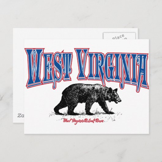 West Virginia Briefkaart (Voorkant / Achterkant)