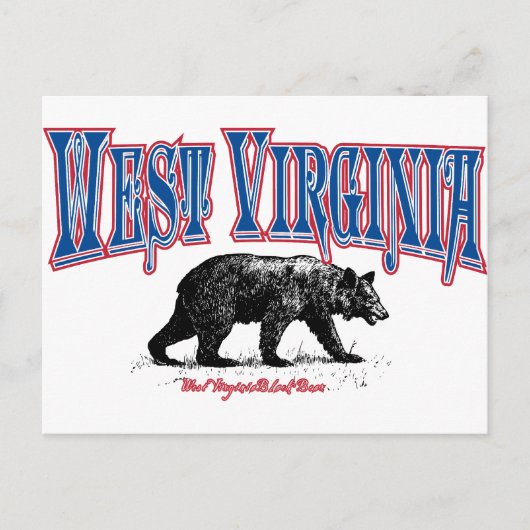 West Virginia Briefkaart (Voorkant)