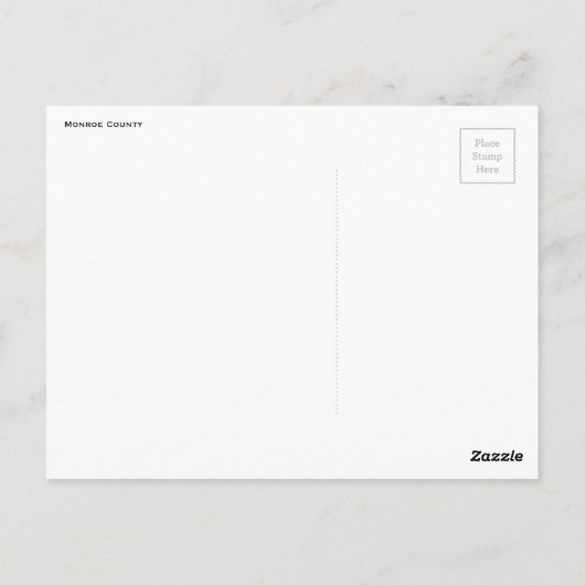 West Virginia Briefkaart (Achterkant)