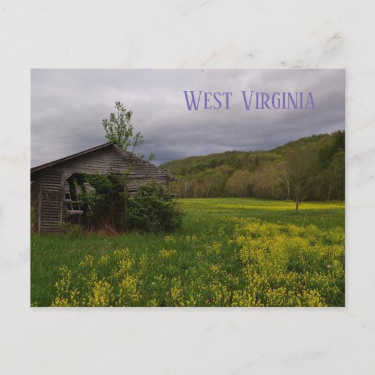West Virginia Briefkaart (Voorkant)