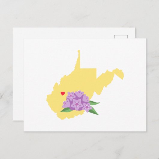 West Virginia Briefkaart (Voorkant / Achterkant)