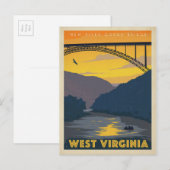 West Virginia Briefkaart (Voorkant / Achterkant)
