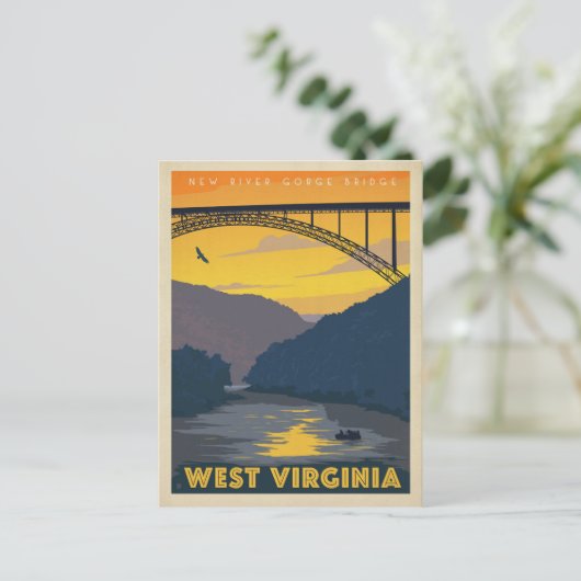 West Virginia Briefkaart (Staand voorkant)