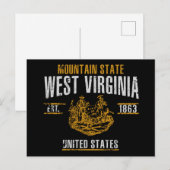 West Virginia Briefkaart (Voorkant / Achterkant)
