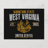 West Virginia Briefkaart (Voorkant)