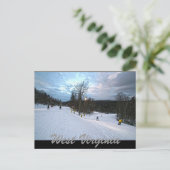 WEST VIRGINIA BRIEFKAART (Staand voorkant)
