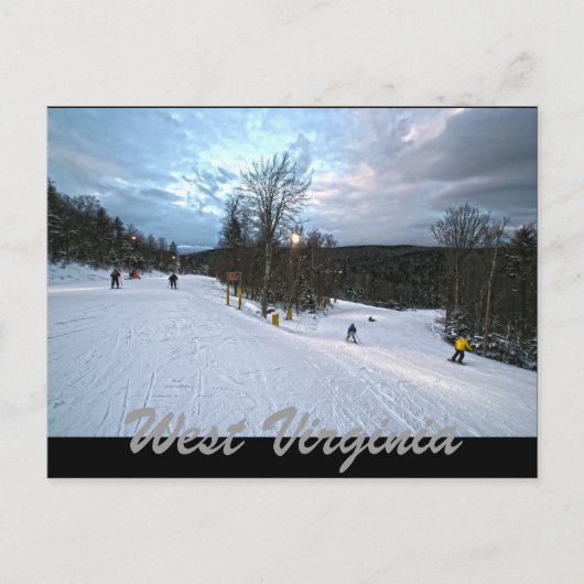WEST VIRGINIA BRIEFKAART (Voorkant)