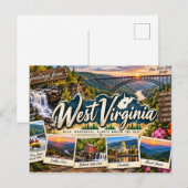 West Virginia Briefkaart (Voorkant / Achterkant)
