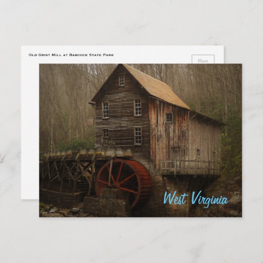 West Virginia Briefkaart (Voorkant / Achterkant)