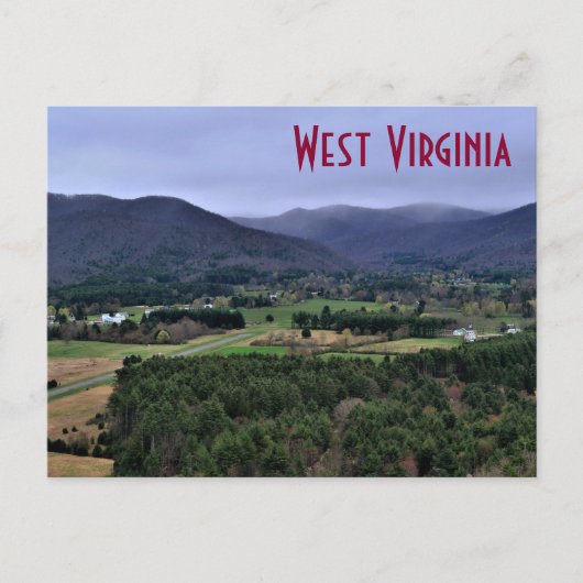 West Virginia Briefkaart Green Bank (Voorkant)