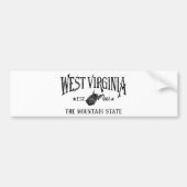West Virginia Bumpersticker (Voorkant)