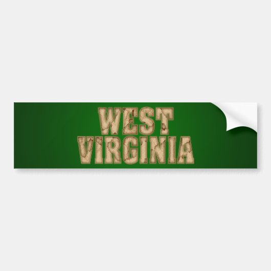 West Virginia  Bumpersticker (Voorkant)