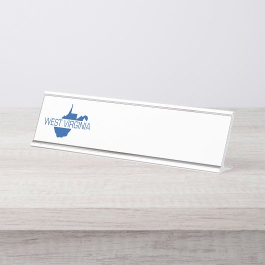 West Virginia Bureau Naambordje (Voorkant)