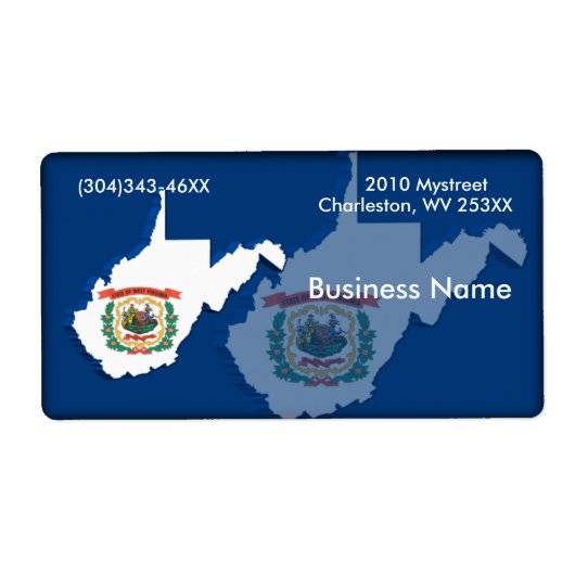 West Virginia Business Label (Voorkant)