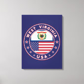 West Virginia Canvas Afdruk (Voorkant)