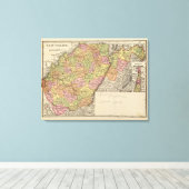 West Virginia Canvas Afdruk (Insitu (Houten vloer))