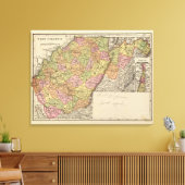 West Virginia Canvas Afdruk (Insitu (Woonkamer))